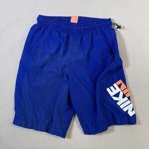 Vintage Nike Shorts Mens Medium Blue Adjustable Waist Y2K 90s Running Runner Men